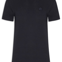 Camiseta masculina manga curta azul