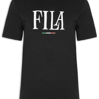 Camiseta Fila Regular Italy Preta