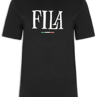 Camiseta Fila Regular Italy Preta