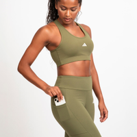 Calça Legging 3 Listras Com Bolso Mulher adidas