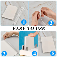 50 Pcs Glue Strips With Mesh Backing, Thermal Glue Strips For Book-Binding Hot Melt Adhesive Book Repair Tape