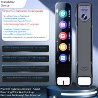AI BT Scanning Translator Pen 150 Languages Portable Voice Text Reading Pen for Dyslexia Travel Business Learning