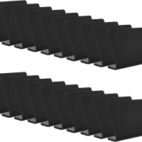 20 Acrylic Mini Chalkboard Signs for Food, Small Tabletop Buffet Chalkboards for Bakery, Weddings, Party, Reusable