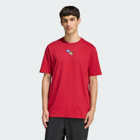 Camiseta adidas Bordado Pequeno Estampa Futebol Masculina