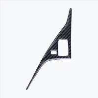 DB-For Infiniti Q50 Q60 2014-2020 Car Interior Center Console Panel Real Carbon Fiber