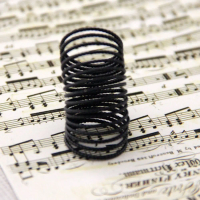 Personality Valentine's Day Gift Alloy Women Jewelry Accessories Finger Buckle Threaded Spring Ring Korean Style Finger Ring