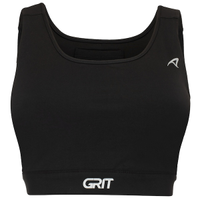 Top Fitness com Bojo Removível Authen Alta Sustentação Grit Bossa Reto com Bolso Ajustável Adulto