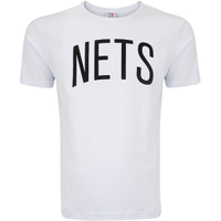 Camiseta do Brooklyn Nets NBA Masculina Manga Curta Estampada N796A