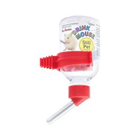 Bebedouro Drink Mouse Bico de Alumínio Vermelho Tudo Pet 120mL