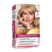 Tintura Imédia Excellence 8 Louro Claro 47g