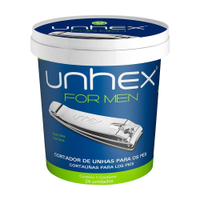 Cortador de Unha Unhex para Pés Embalagem com 24 Unidades