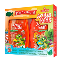 Shampoo + Condicionador Acqua Kids Lisos e Finos 250ml