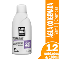 Água Oxigenada Cremosa Yamá 20 Volumes 100ml - Embalagem com 12 unidades