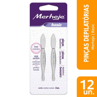 Pinça Merheje Basic | 12 Embalagens com 2 Unidades