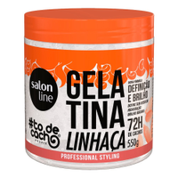 Gelatina Capilar Salon Line Tô de Cachos Linhaça 550g