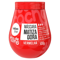 Máscara Hidratação Salon Line Tô de Cachos Matizadora Vermelha 500g