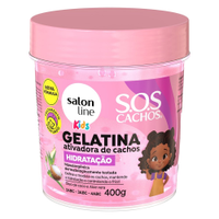 Gelatina Ativadora de Cachos Salon Line - SOS Cachos Kids Hidratação 400g