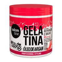 Gelatina Capilar Salon Line #ToDeCacho Fortalecedora 550g