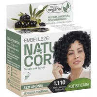 Tintura Natucor em Pó Pequena 1.110 Preto Intenso Profundo