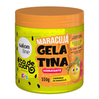 Gelatina Capilar Salon Line Kids To de Cacho Hidratante Maracujá 550g