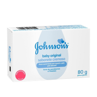 Sabonete Johnsaon Baby Branco 80g - Embalagem com 6 Unidades