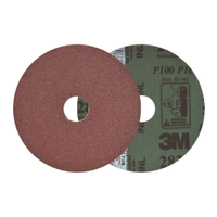 Disco Lixa/Fibra 3M 283C 4P 115mm 4,5P P100 Embalagem com 10 Unidades