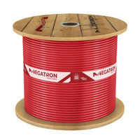 Cabo Flexível Megatron 4MMx800M Bobina 750V Vermelho