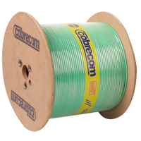 Cabo Antichamas Flexível Cobrecom 750V 2,5mmx1000m Bobina Verde