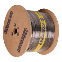 Cabo Antichama Flexível Cobrecom 750V 6mmx500m Bobina Preto
