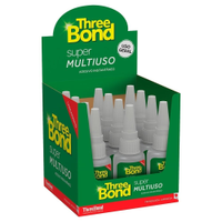 Cola Instantânea Three Bond Super Multi Uso 20g - Embalagem com 12 Unidades