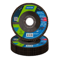 Disco Flap Norton Classic 4.1/2P R801 G120 Embalagem com 10 Unidades