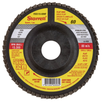 Disco Flap Starret 4.1/2P G60 - Embalagem com 12 Unidades