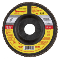 Disco Flap Starret 4.1/2P G120 - Embalagem com 12 Unidades
