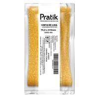 Cinta de Lixa Pratik K-332 - Multiuso Grão 60 75mmX610mm - Embalagem com 3 Unidades