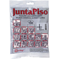 Espaçador Cortag Juntapiso 2mm - Embalagem com 100 Unidades
