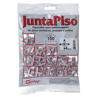 Espaçador Cortag Juntapiso 4mm - Embalagem com 100 Unidades