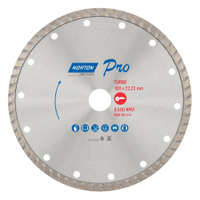 Disco de Corte Norton Diamantado Pro Turbo 180X22,2mm