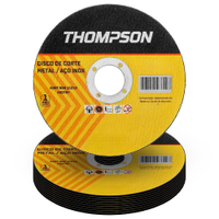 10 Discos de Corte Fino Thompson Inox 4.1/2X1mm