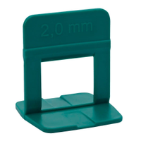 Espaçador Cortag Nivelador Eco Verde 2mm - Embalagem com 50 Unidades