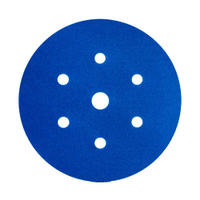 Disco Lixa Hookit Blue 3M 321U P120 152mm 6P Com 7 Furos Embalagem com 50 Unidades