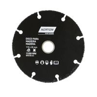 Disco Corte Madeira Norton Serra Mármore Tungstênio 4.3/8 110 x 20mm
