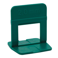Espaçador Nivelador Cortag Eco Verde 2mm - Embalagem com 500 Unidades