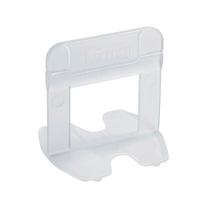 Espaçador/Nivelador para Revestimento Cortag Smart 1,5mm Transparente Embalagem com 500 Unidades