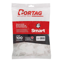 Espaçador Nivelador Cortag Smart 1mm - Embalagem com 100 Unidades