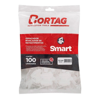 Espaçador Nivelador Cortag Smart 2mm - Embalagem com 100 Unidades