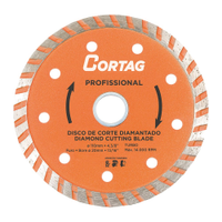 Disco Diamantado Cortag Turbo Profissional 110mmx20mm