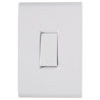 Interruptor Liz Tramontina 1 Tecla Simples 10A 250V com Placa Branco