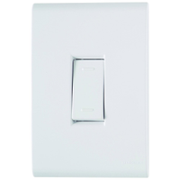 Interruptor Liz Tramontina 1 Tecla Paralelo 10A 250V com Placa Branco