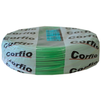 Cabo Flexível Corfio 1,5mmx100m Rolo 750V Verde