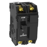 Disjuntor Soprano Nema 2P 10A ASM-B Preto